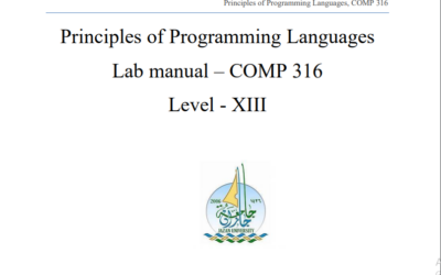 LAB PRINCIPLES OF PROGRAMMING LANGUAGES