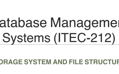 Database Management  Systems(نظم قواعد البيانات منهج جديد)